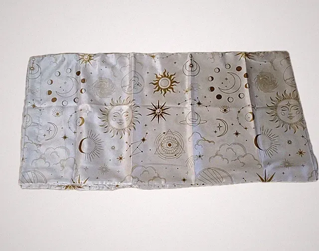 Sun Moon and Stars King Pillow Cases 1 Pair Satan 39 1/2" Long x 19 1/2 Width